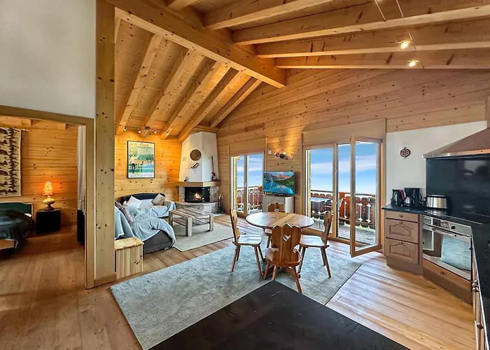 Alpine Glow Retreat - 4 Valleys - Swiss Alps Apartament *