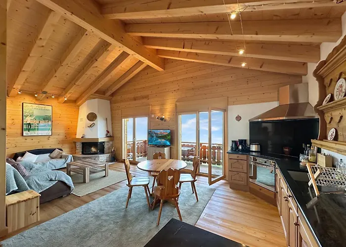 Appartement Alpine Glow Retreat - 4 Valleys - Swiss Alps *